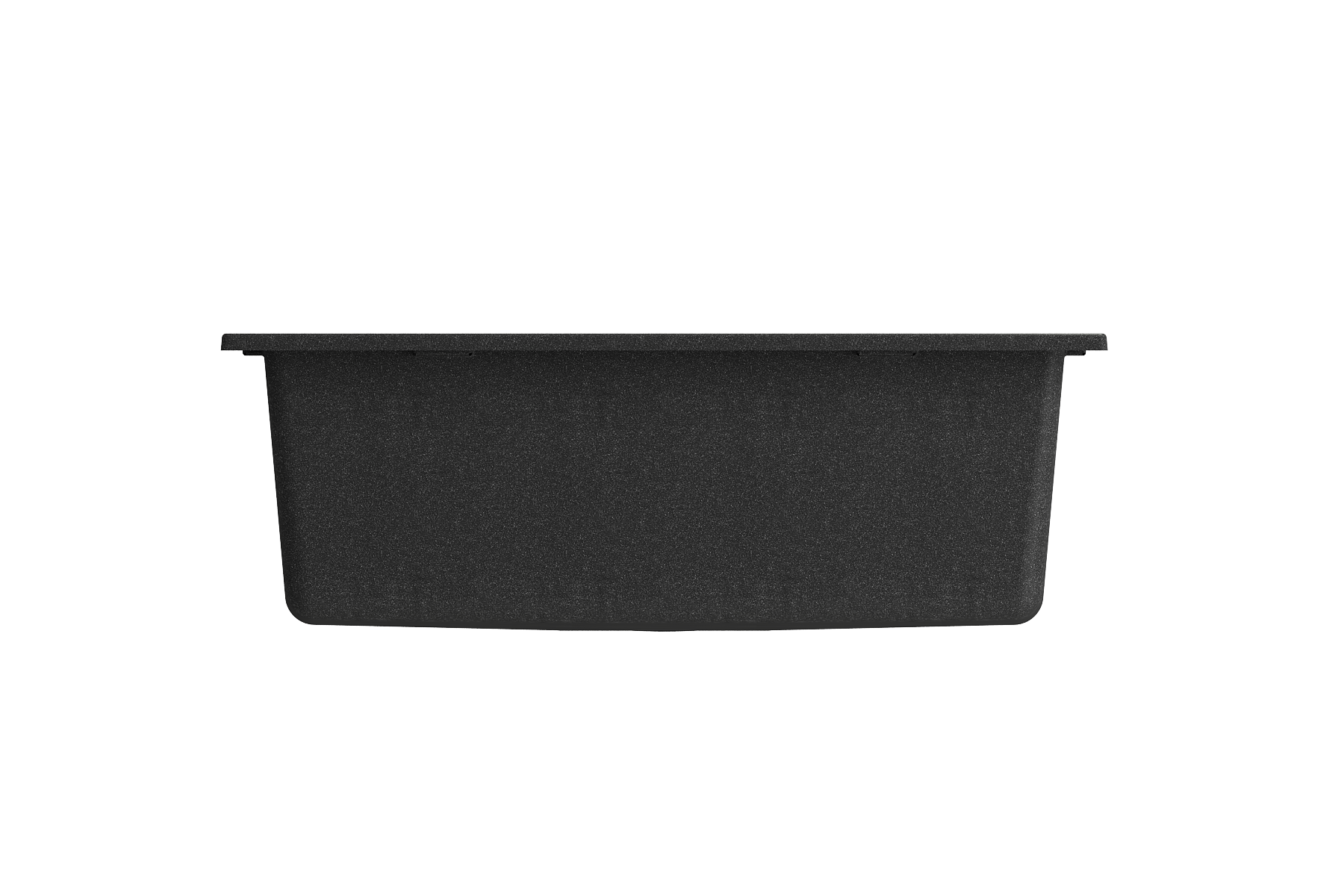 Campino Uno Dual Mount Granite Composite 24 in. Single Bowl Kitchen Sink with Strainer 1606
