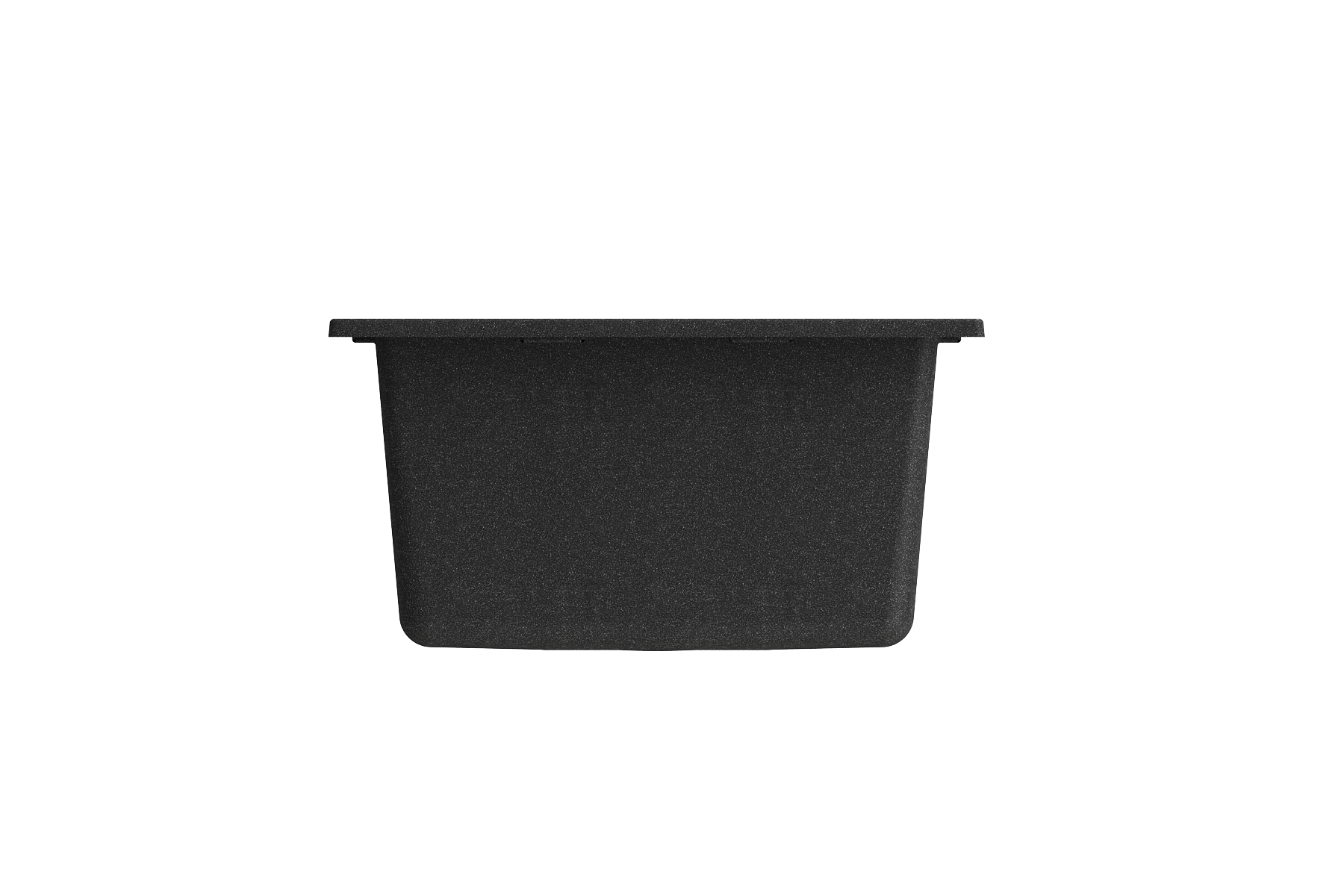 Campino Uno Dual Mount Granite Composite 16 in. Single Bowl Bar Sink with Strainer 1608