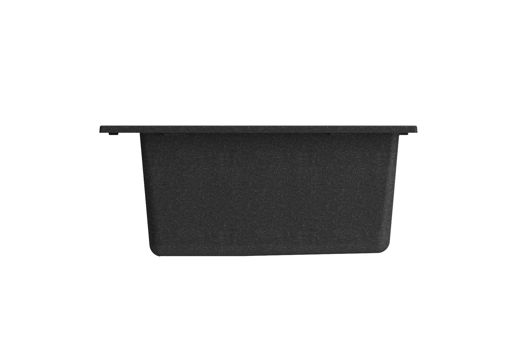 Campino Uno Dual Mount Granite Composite 16 in. Single Bowl Bar Sink with Strainer 1608