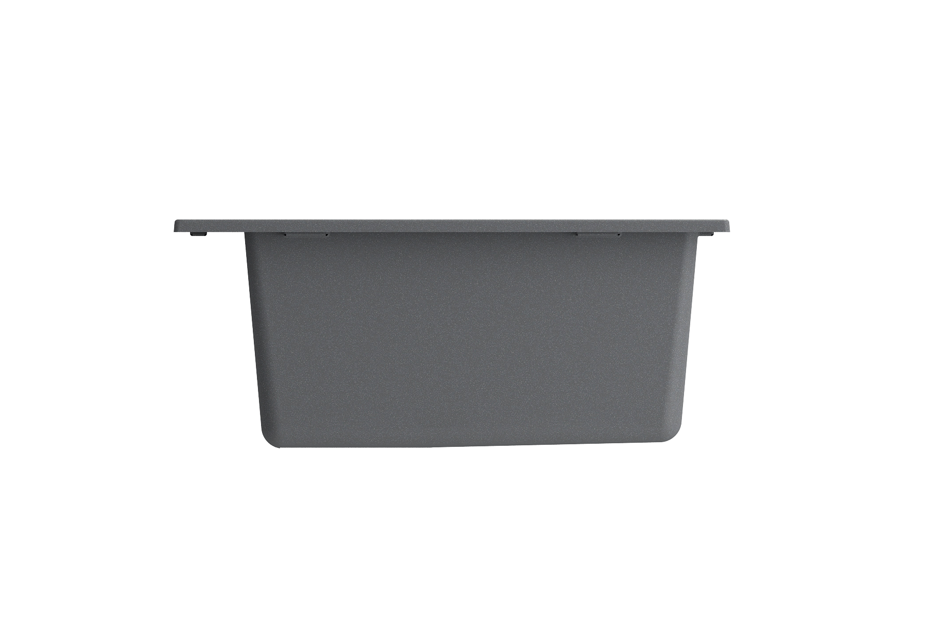 Campino Uno Dual Mount Granite Composite 16 in. Single Bowl Bar Sink with Strainer 1608