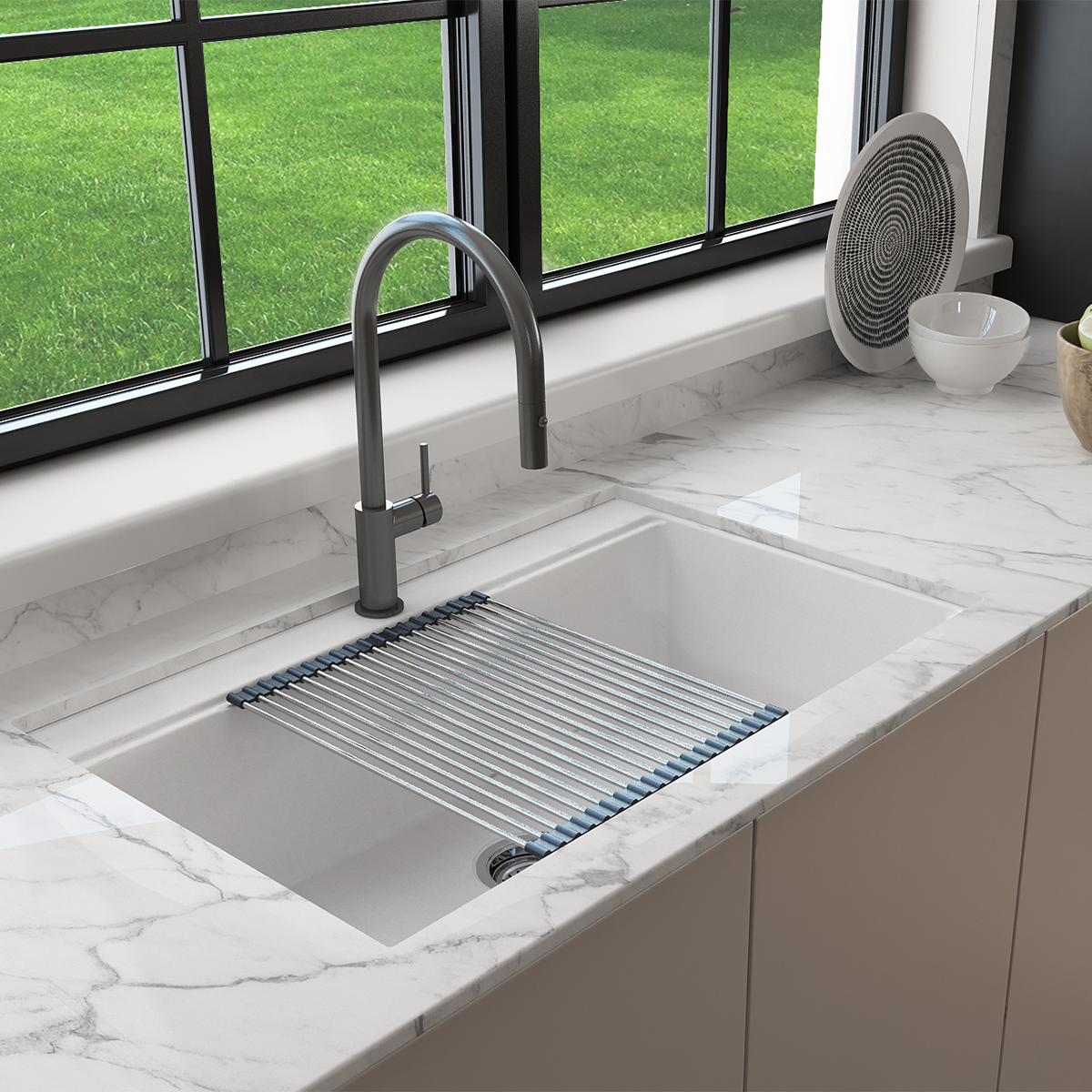 BAVENO LUX 34 Granite Workstation Sinks