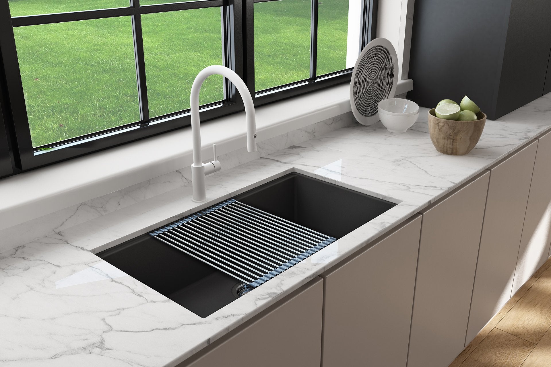 BAVENO LUX 34 Granite Workstation Sinks
