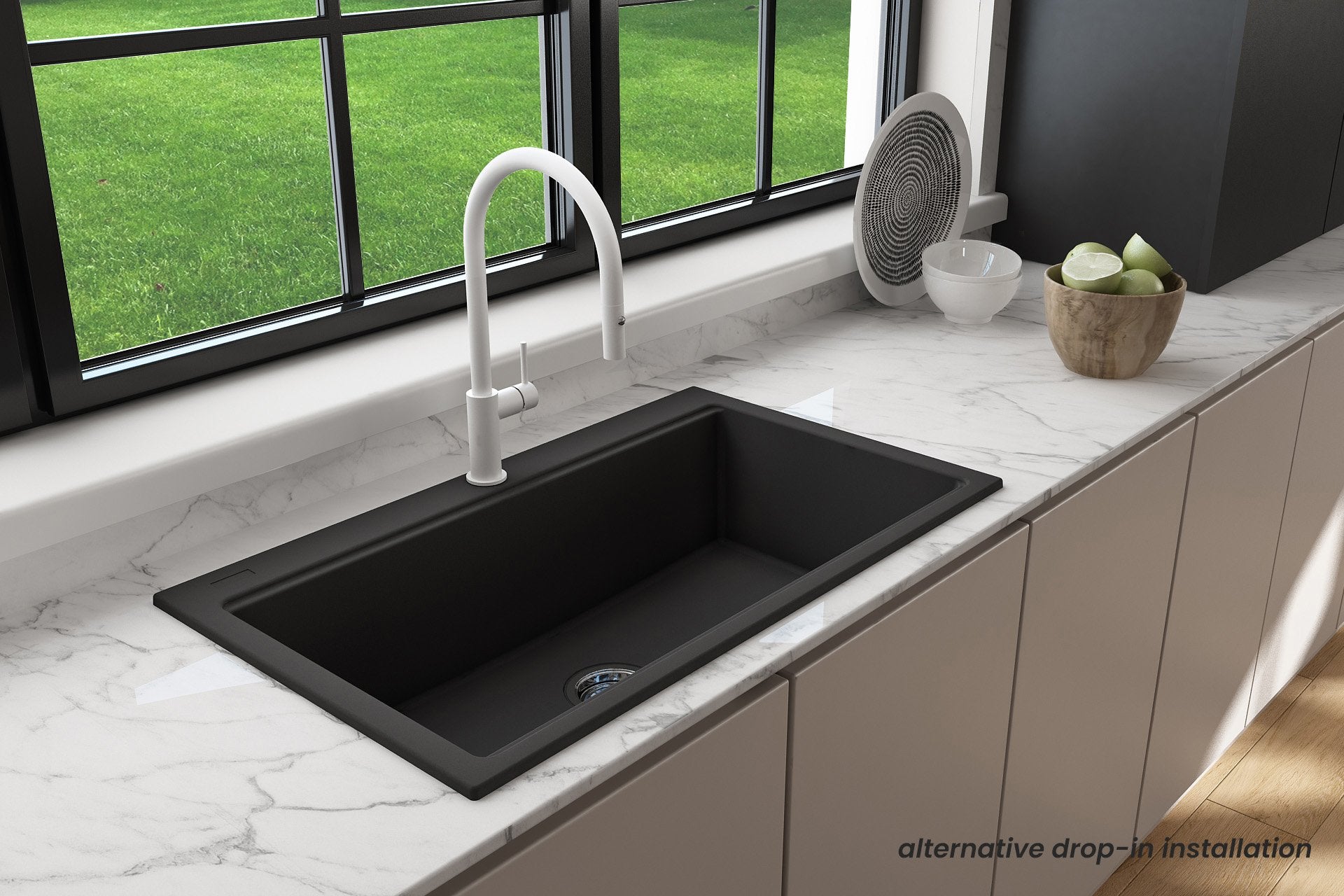 BAVENO LUX 34 Granite Workstation Sinks