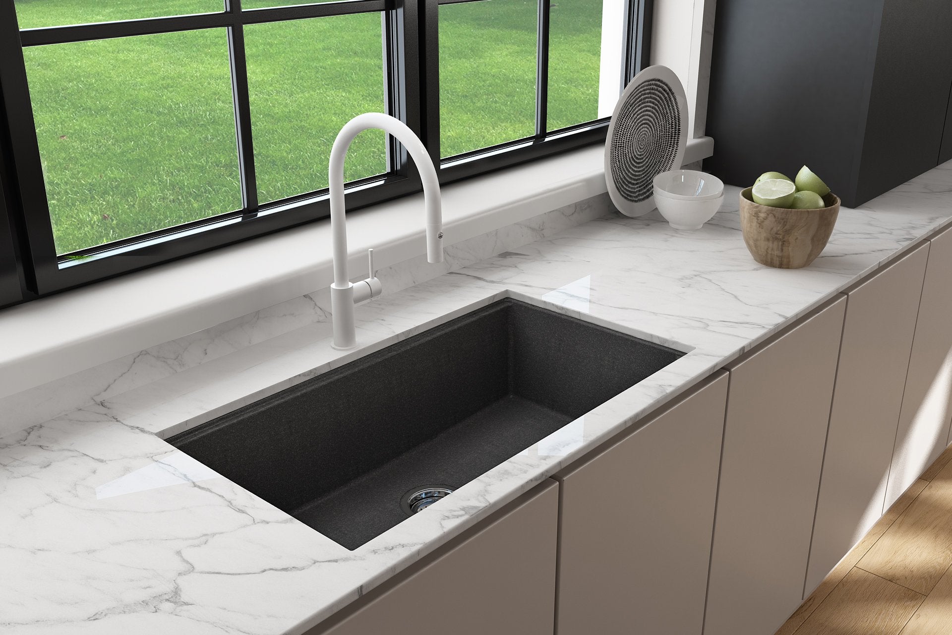 BAVENO LUX 34 Granite Workstation Sinks
