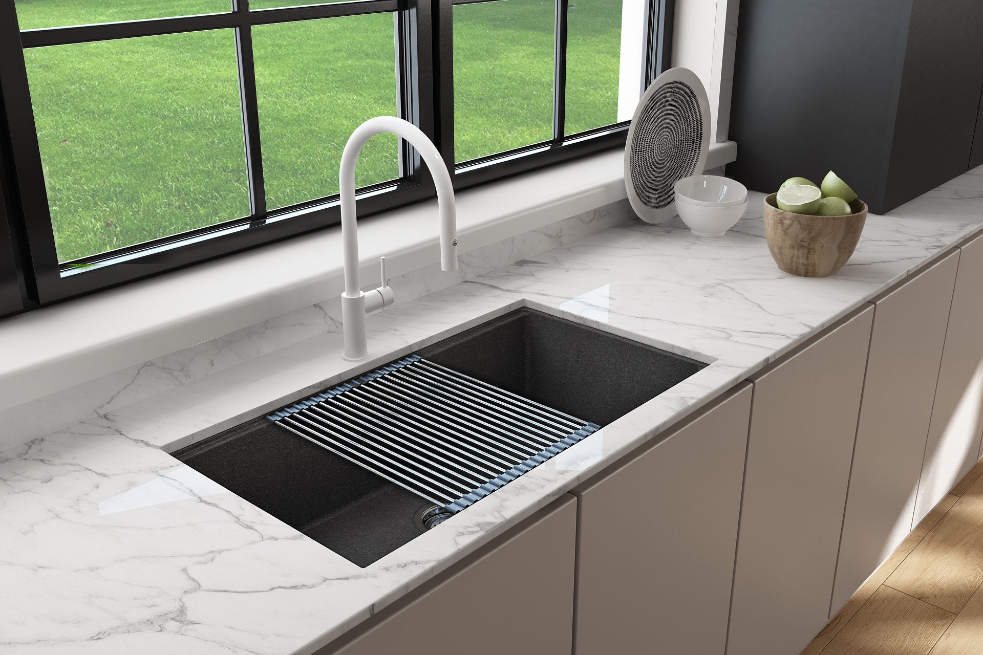 BAVENO LUX 34 Granite Workstation Sinks