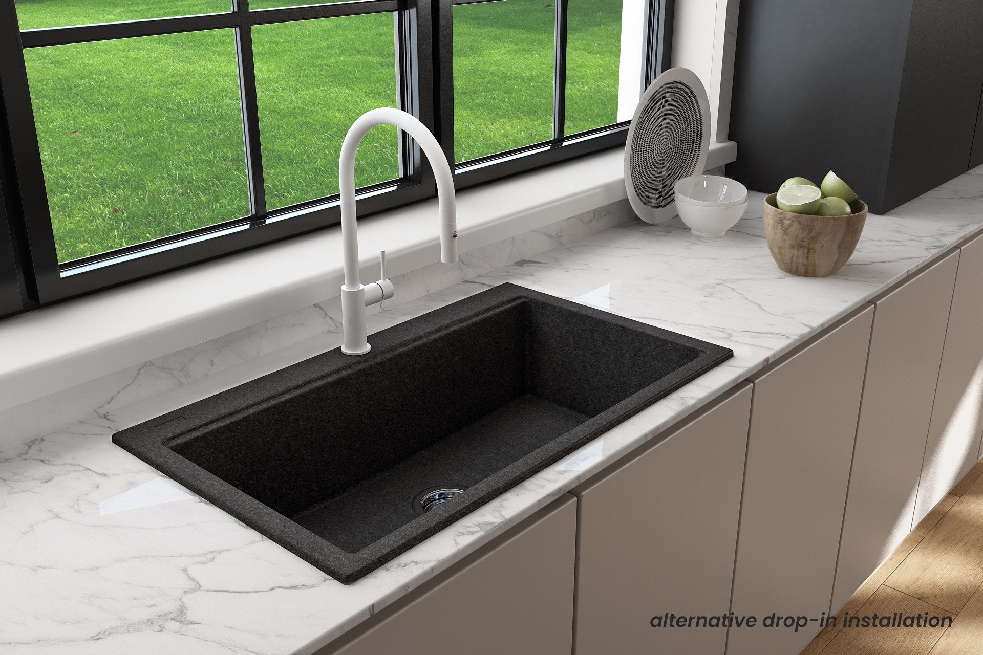 BAVENO LUX 34 Granite Workstation Sinks