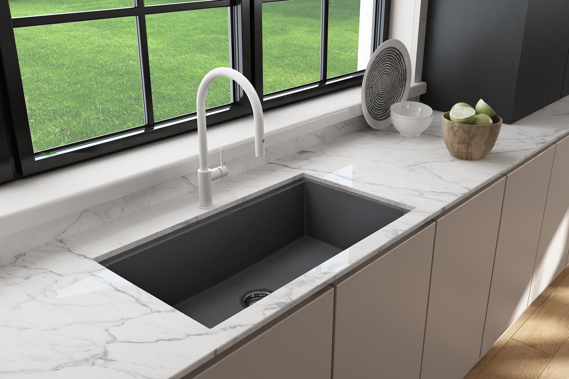 BAVENO LUX 34 Granite Workstation Sinks