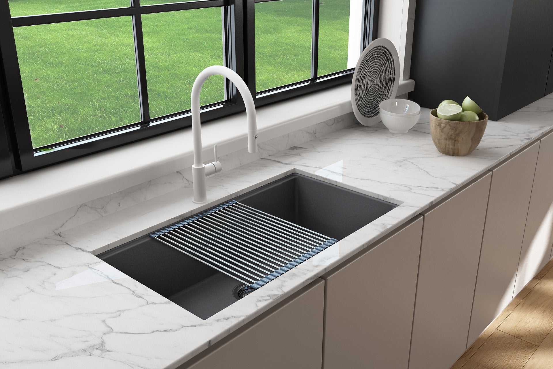 BAVENO LUX 34 Granite Workstation Sinks