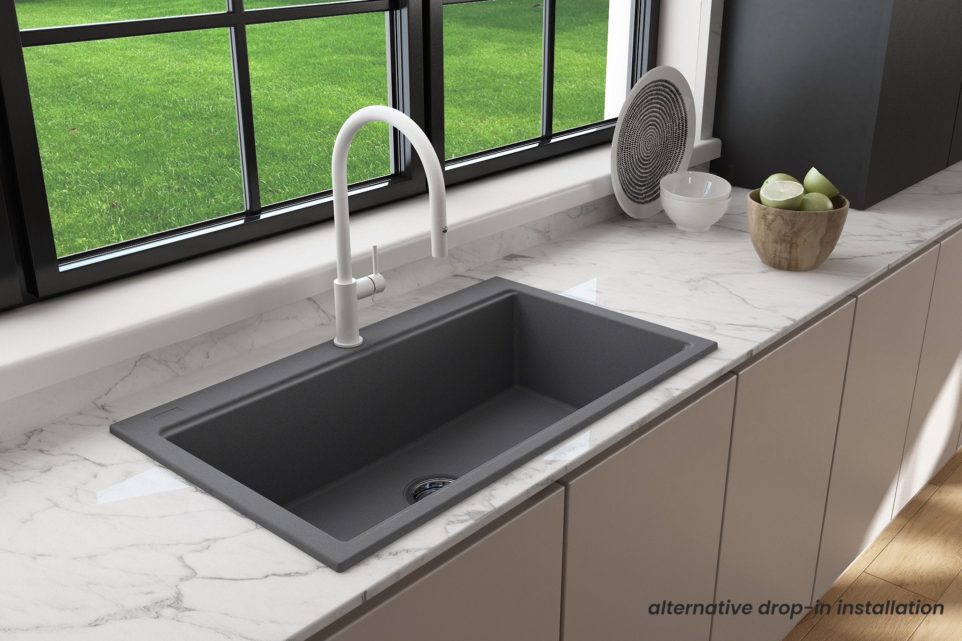 BAVENO LUX 34 Granite Workstation Sinks