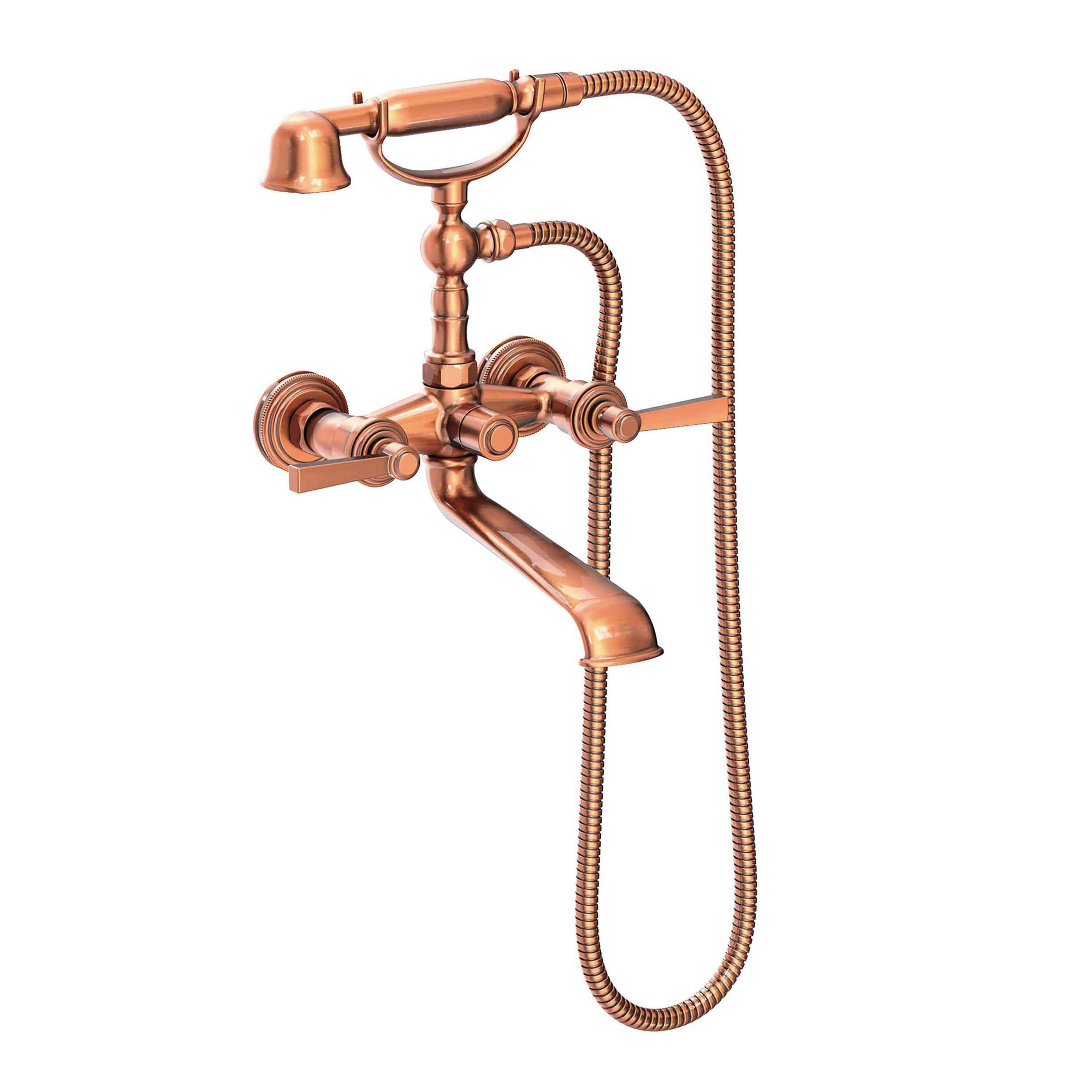 Newport Brass Miro Exposed Tub & Hand Shower Set - Wall Mount