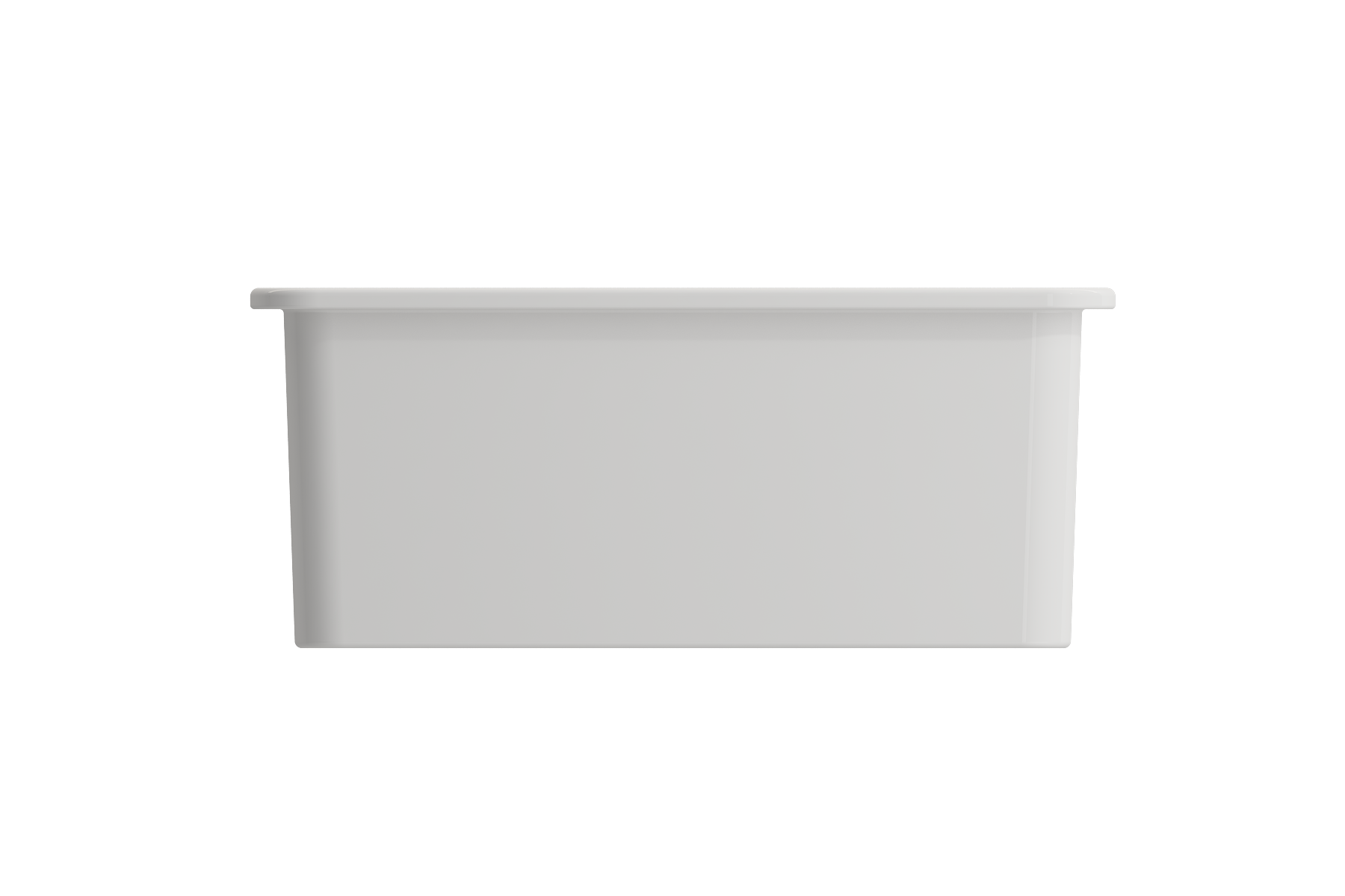 Sotto Dual-Mount Fireclay 24 in. Single Bowl Kitchen Sink with Protective Bottom Grid and Strainer 1627