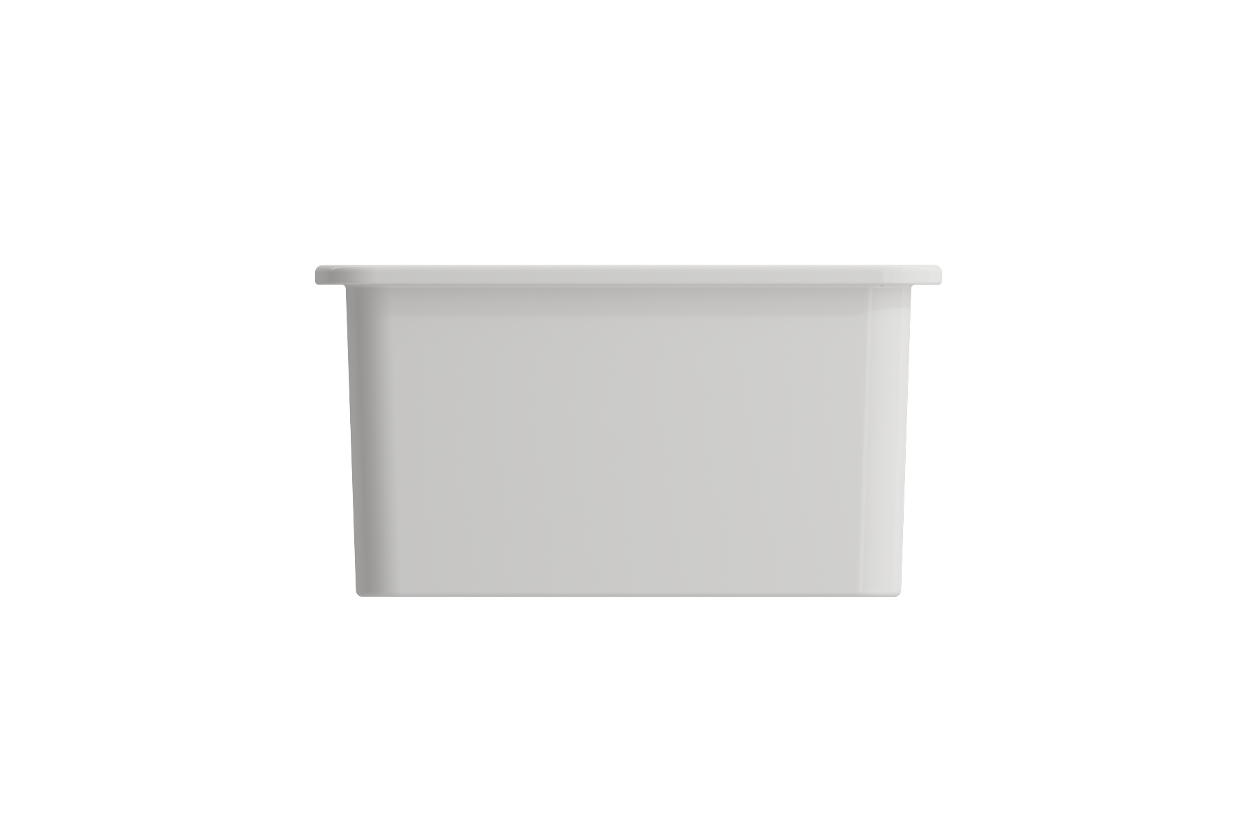Sotto Dual-Mount Fireclay 24 in. Single Bowl Kitchen Sink with Protective Bottom Grid and Strainer 1627