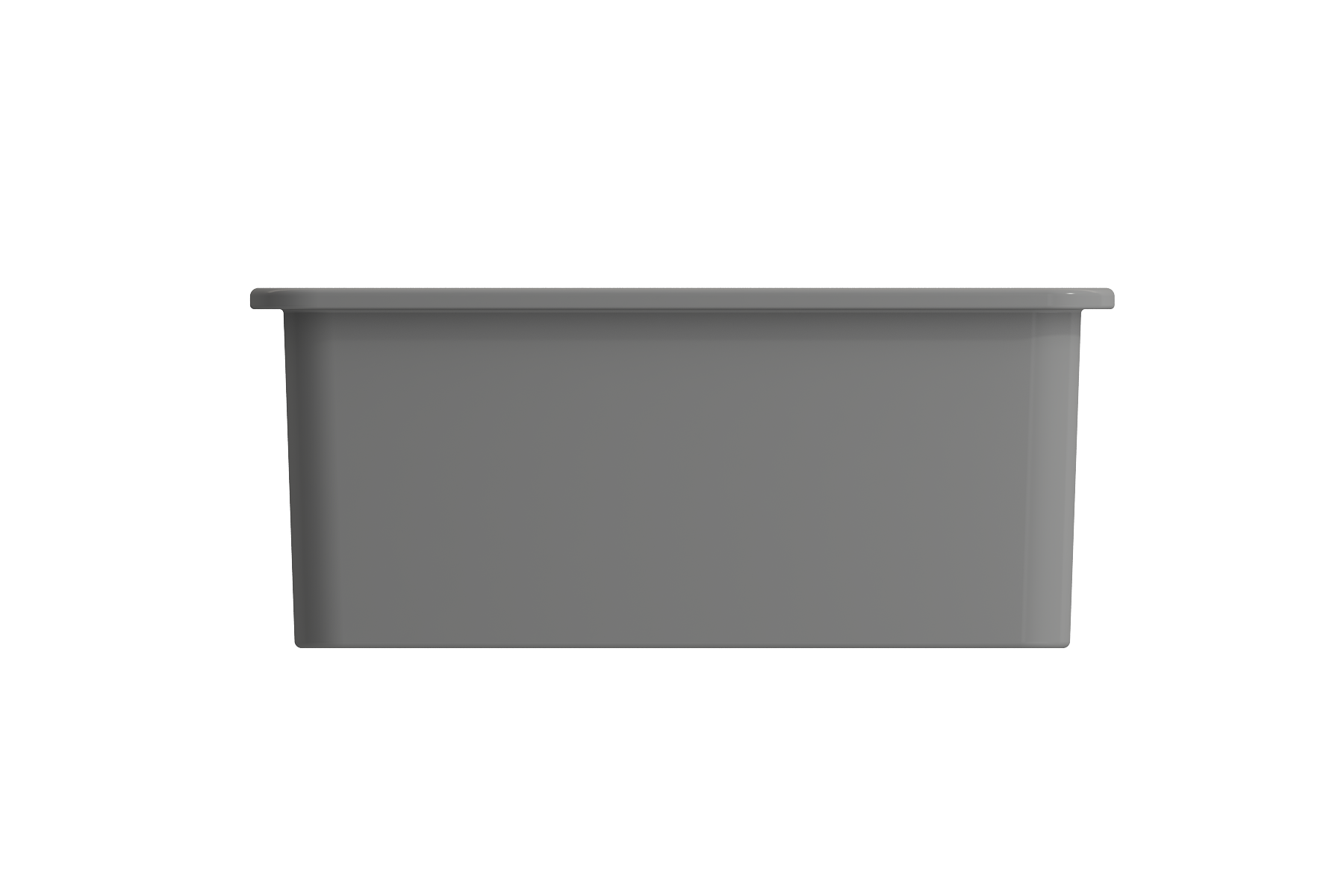 Sotto Dual-Mount Fireclay 24 in. Single Bowl Kitchen Sink with Protective Bottom Grid and Strainer 1627