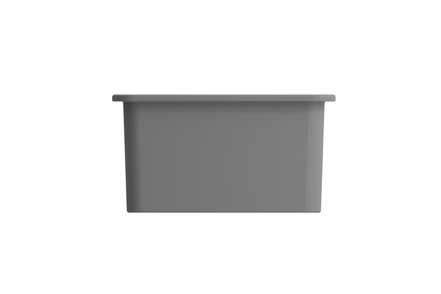 Sotto Dual-Mount Fireclay 24 in. Single Bowl Kitchen Sink with Protective Bottom Grid and Strainer 1627