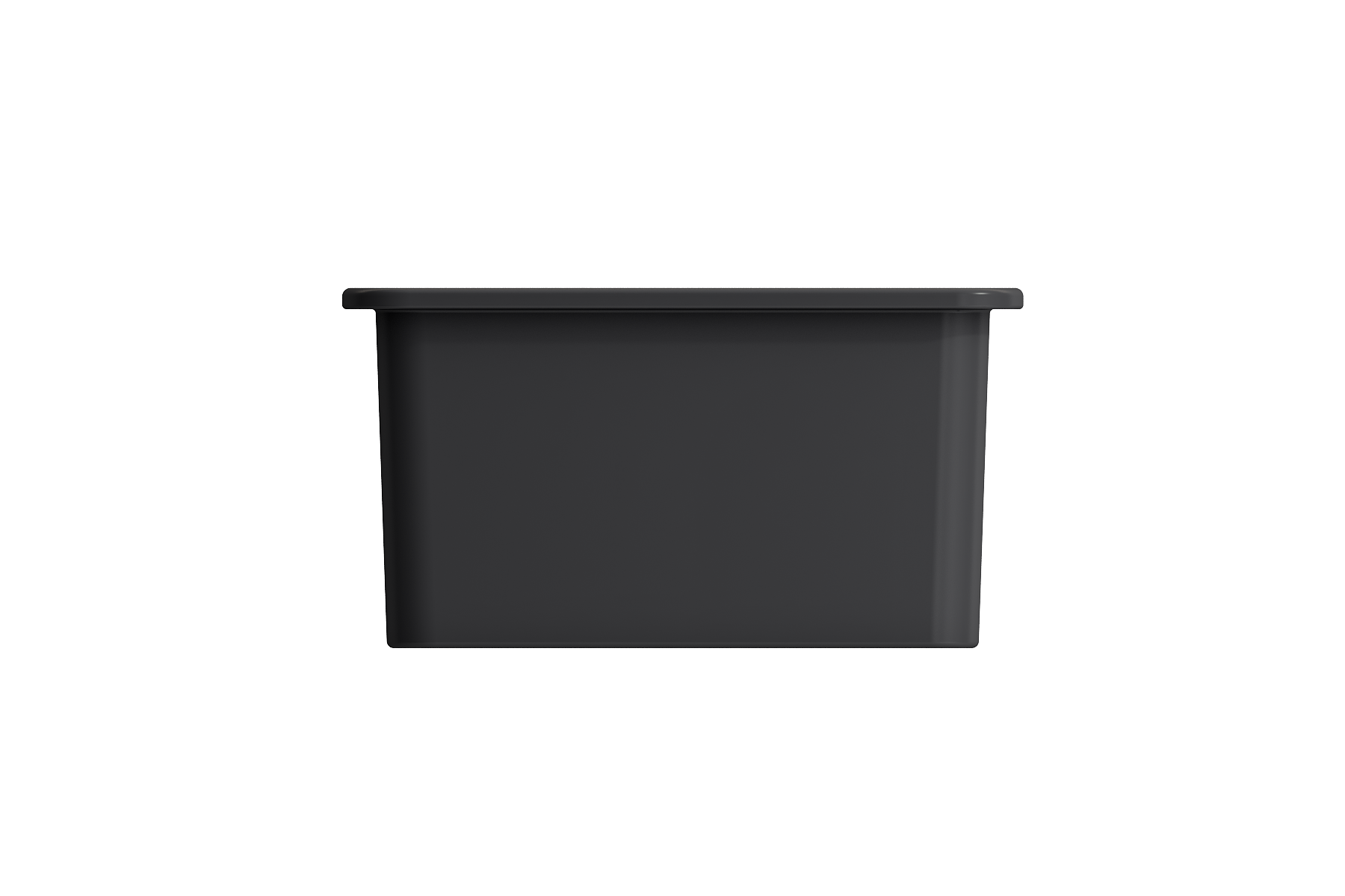 Sotto Dual-Mount Fireclay 24 in. Single Bowl Kitchen Sink with Protective Bottom Grid and Strainer 1627