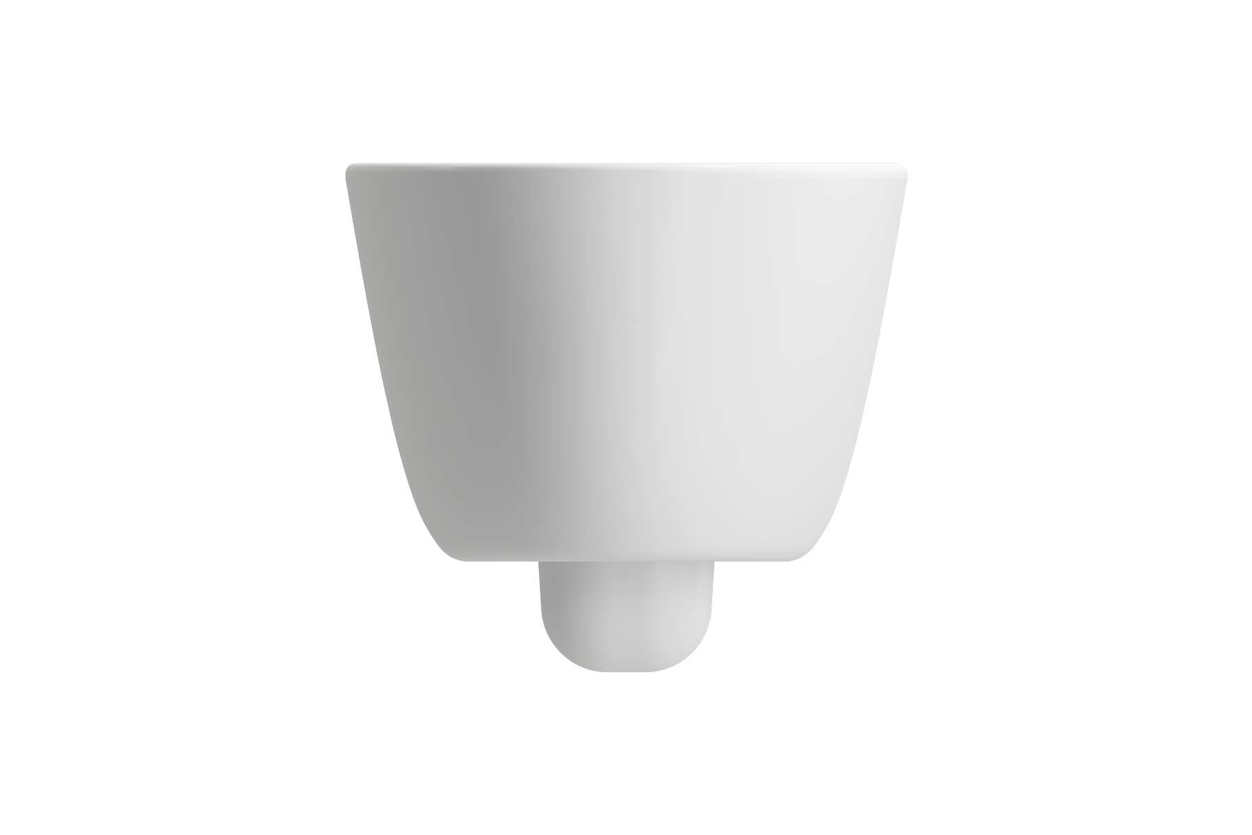 Milano Wall-hung Elongated Toilet Bowl White 1632