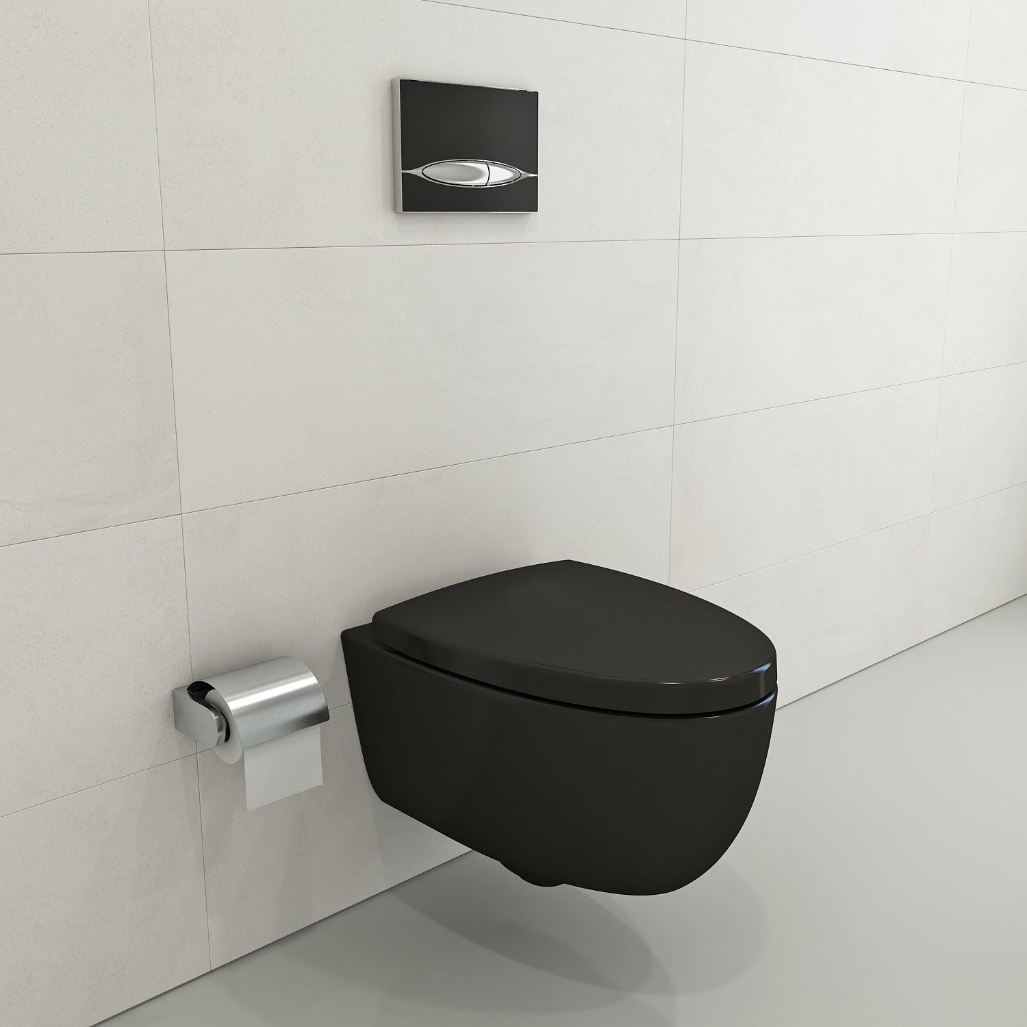 Milano Wall-hung Elongated Toilet Bowl White 1632