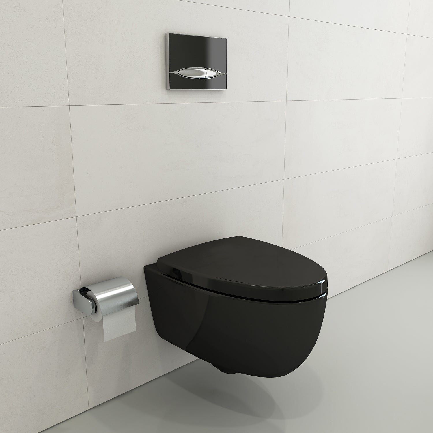Milano Wall-hung Elongated Toilet Bowl White 1632
