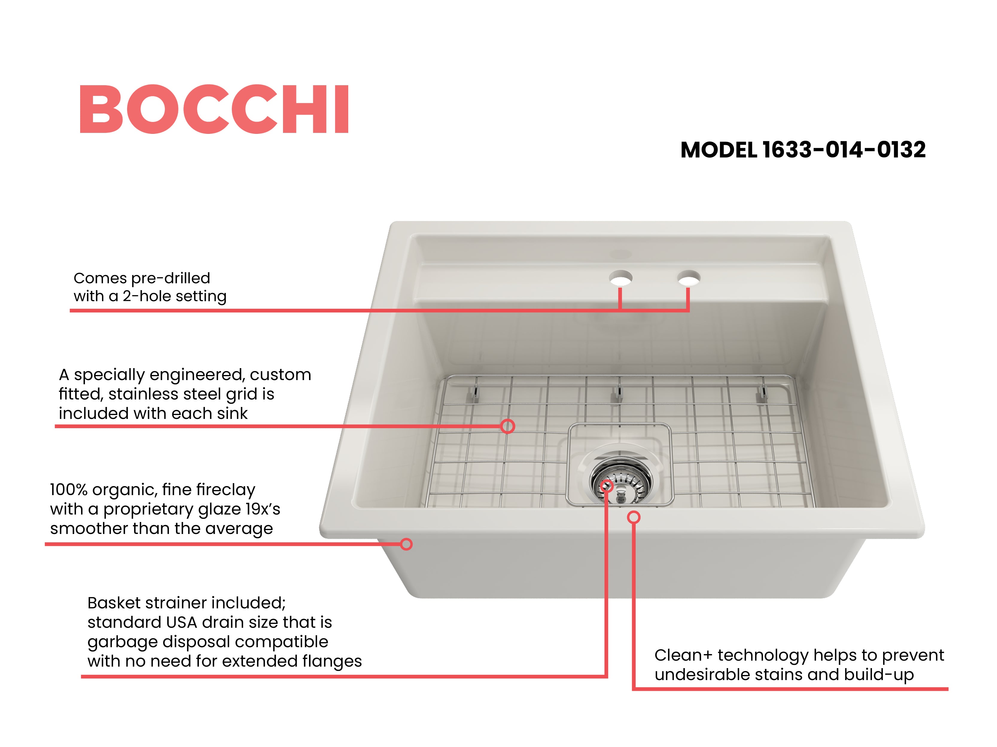 Baveno Hide-Away Workstation Fireclay 27 in. Single Bowl Kitchen Sink 3-hole with Accessories 1633