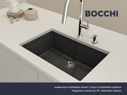 Campino Uno Dual-Mount 27 in. Single Bowl Granite Composite Kitchen Sink 1634
