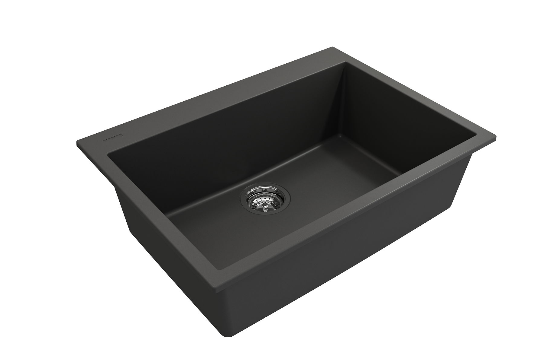 Campino Uno Dual-Mount 27 in. Single Bowl Granite Composite Kitchen Sink 1634