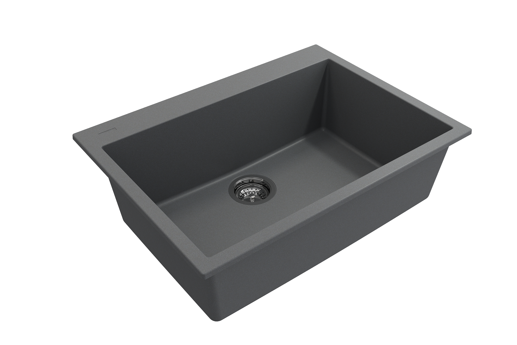 Campino Uno Dual-Mount 27 in. Single Bowl Granite Composite Kitchen Sink 1634