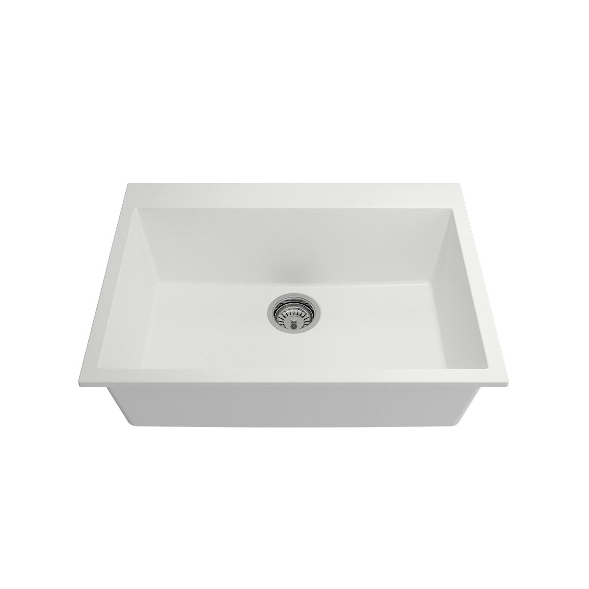 Campino Uno Dual-Mount 27 in. Single Bowl Granite Composite Kitchen Sink 1634