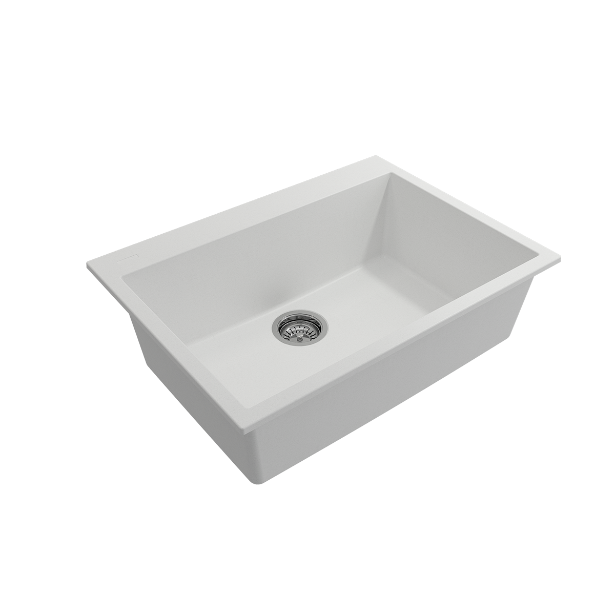 Campino Uno Dual-Mount 27 in. Single Bowl Granite Composite Kitchen Sink 1634