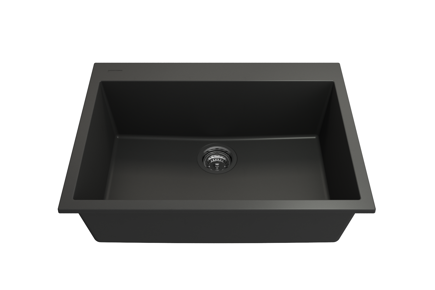 Campino Uno Dual-Mount 27 in. Single Bowl Granite Composite Kitchen Sink 1634