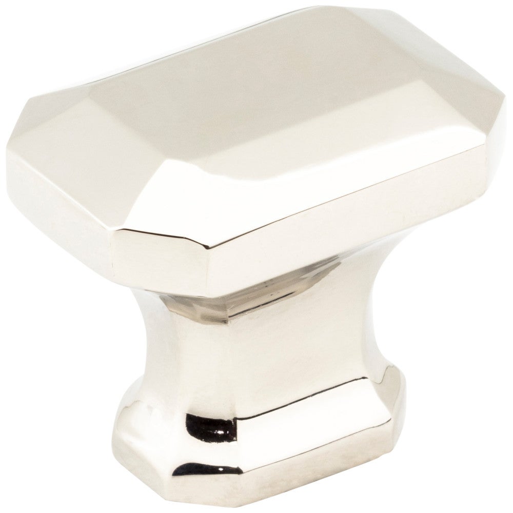 Hardware Resources 1-1/4" Overall Length Satin Nickel Emerald Ella Cabinet Knob