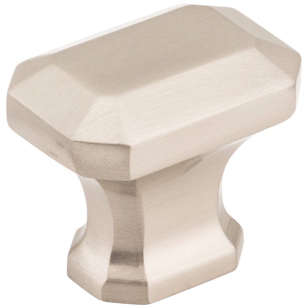 Hardware Resources 1-1/4" Overall Length Satin Nickel Emerald Ella Cabinet Knob
