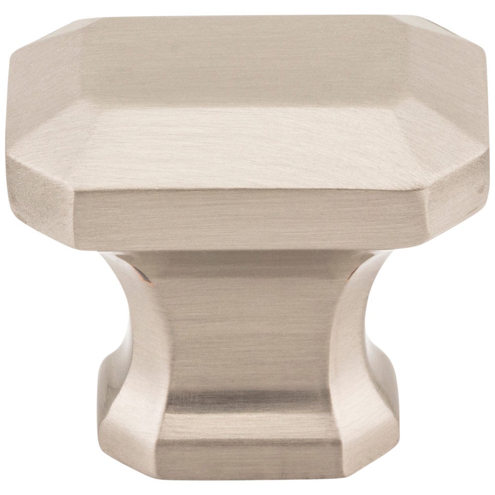 Hardware Resources 1-1/4" Overall Length Satin Nickel Emerald Ella Cabinet Knob