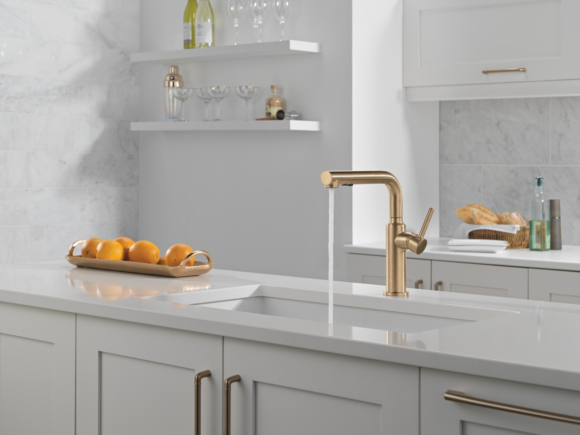 Delta Daneri™ Single Handle Pull-Out Kitchen Faucet