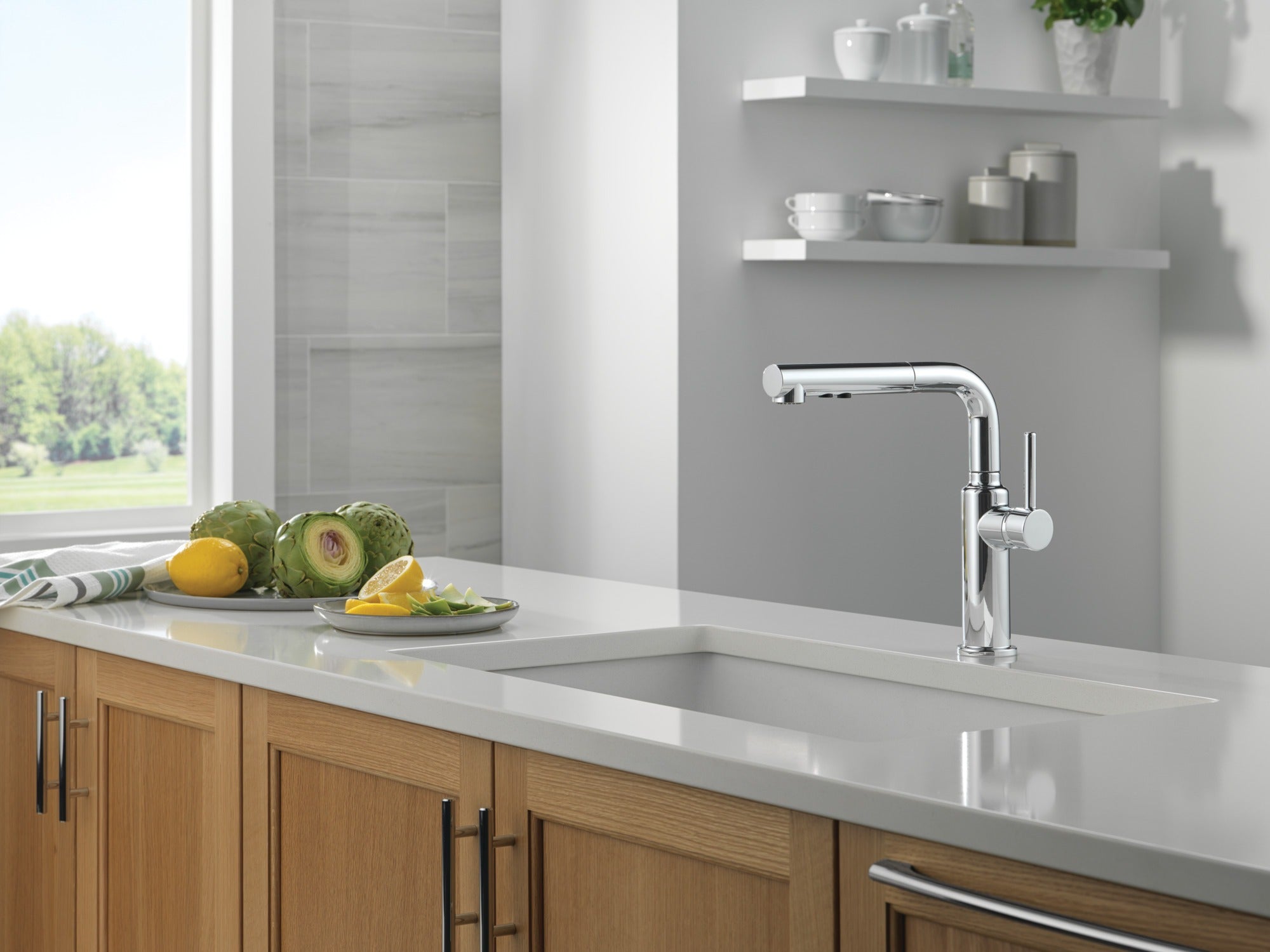 Delta Daneri™ Single Handle Pull-Out Kitchen Faucet