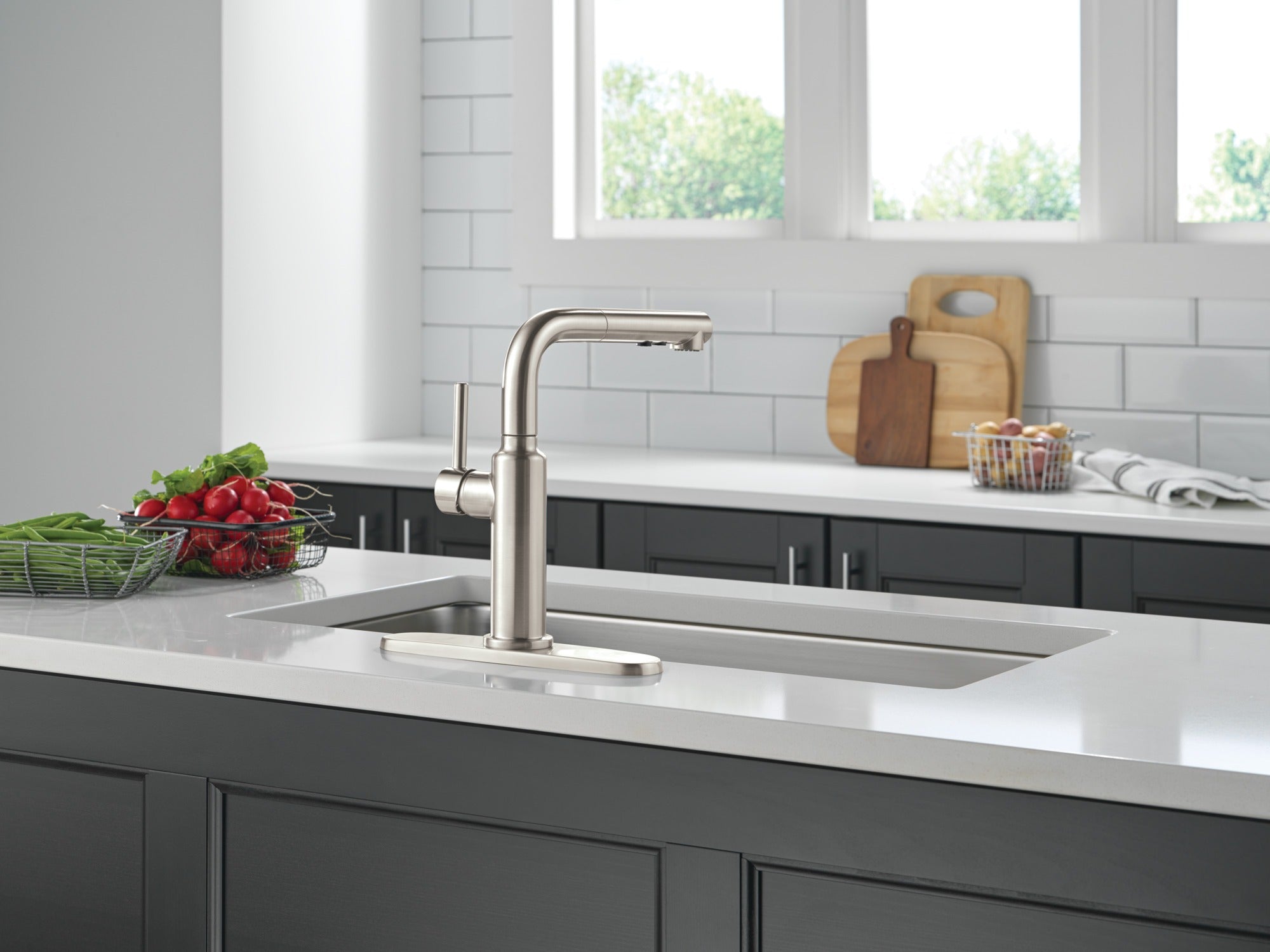 Delta Daneri™ Single Handle Pull-Out Kitchen Faucet