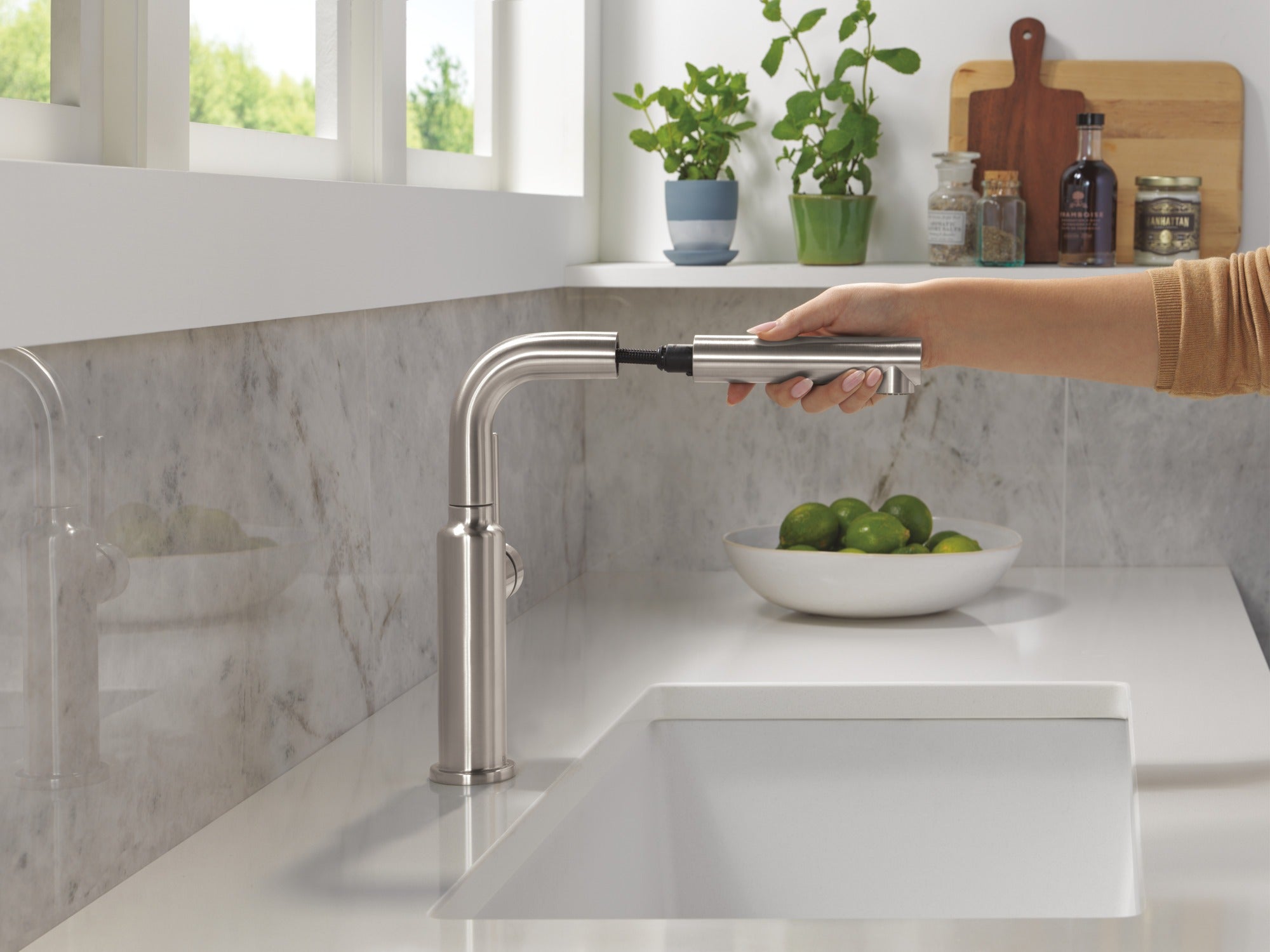 Delta Daneri™ Single Handle Pull-Out Kitchen Faucet