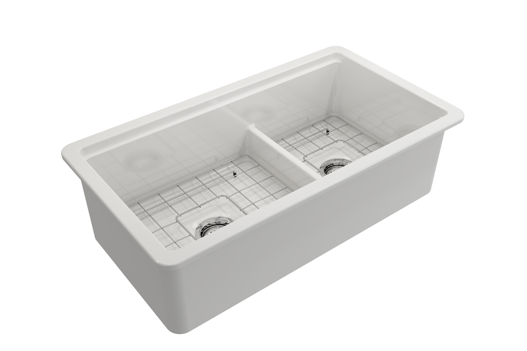SOTTO STEP-RIM 34D Fireclay Workstation Sinks