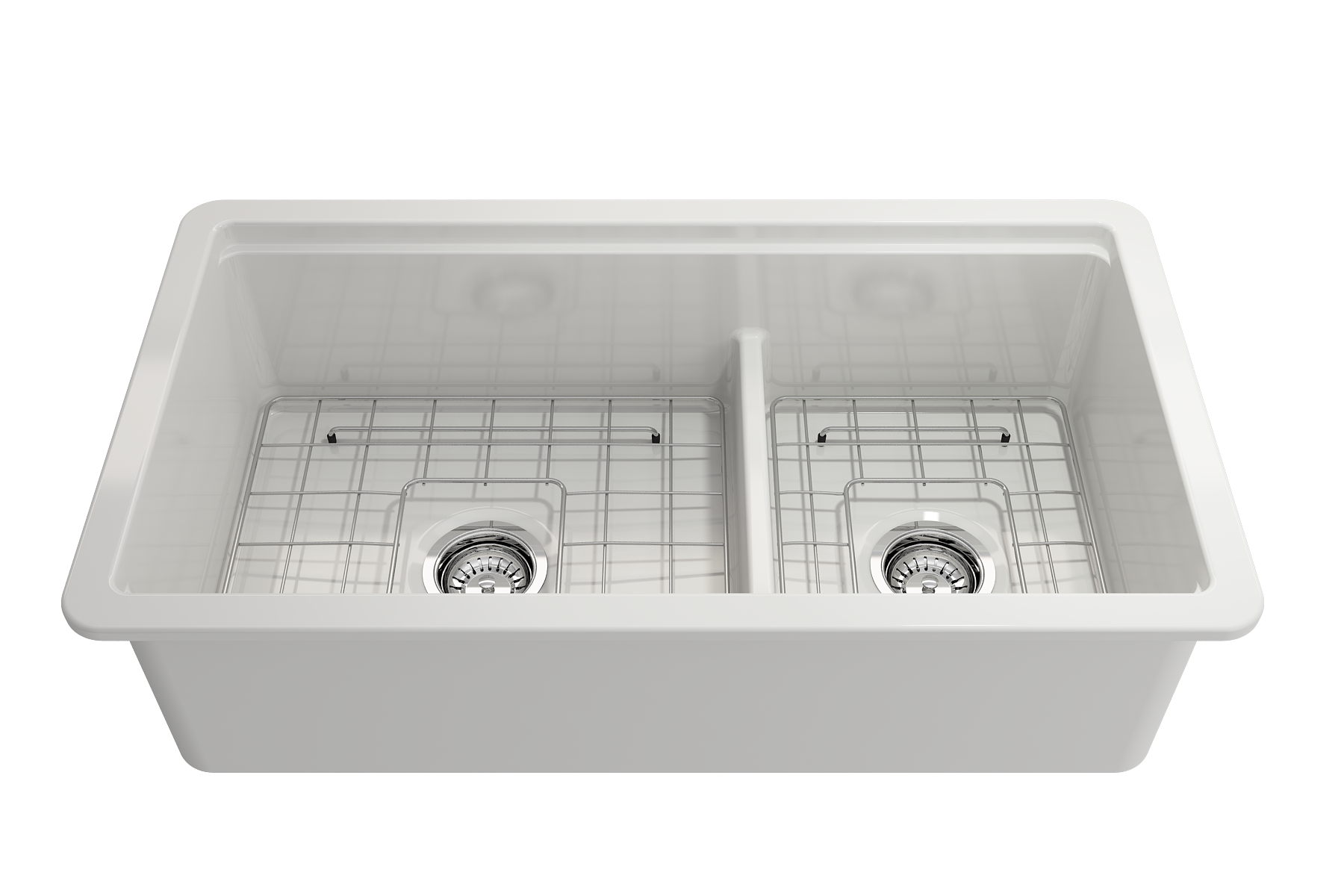 SOTTO STEP-RIM 34D Fireclay Workstation Sinks