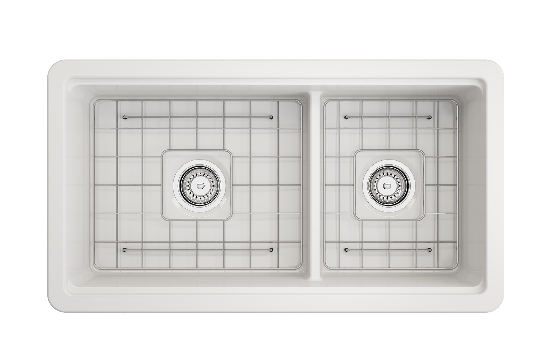SOTTO STEP-RIM 34D Fireclay Workstation Sinks