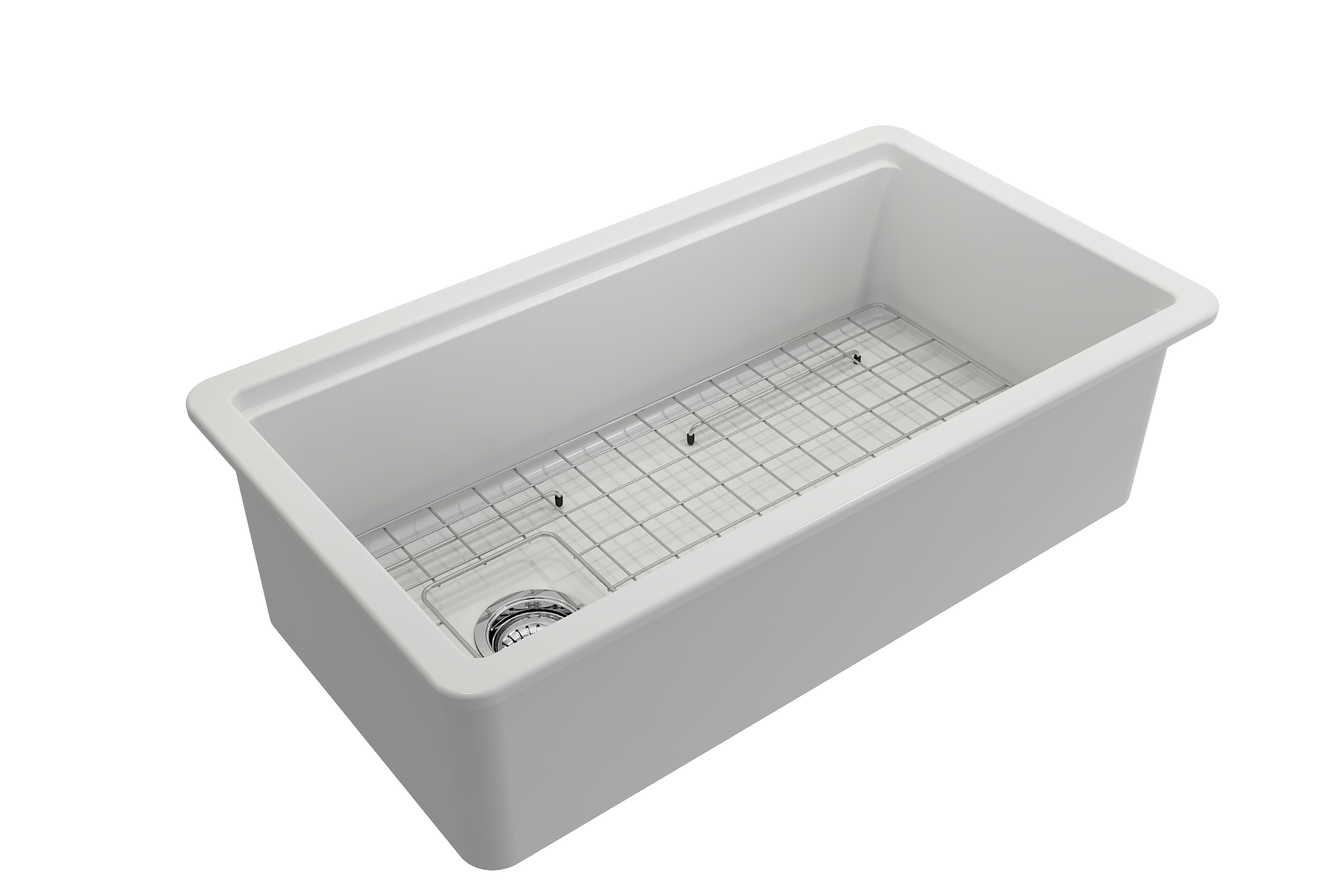 SOTTO STEP-RIM 34D Fireclay Workstation Sinks