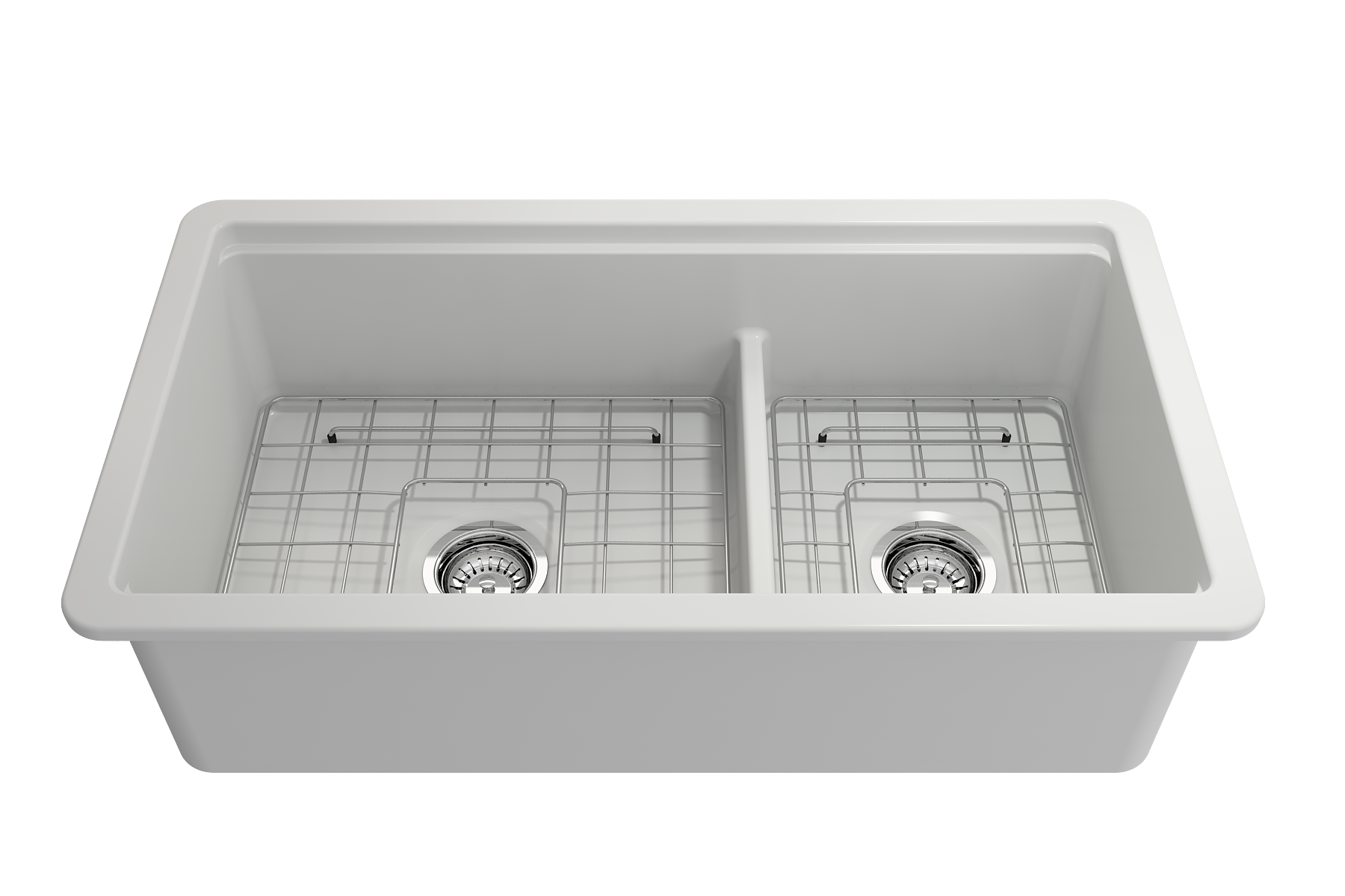 SOTTO STEP-RIM 34D Fireclay Workstation Sinks