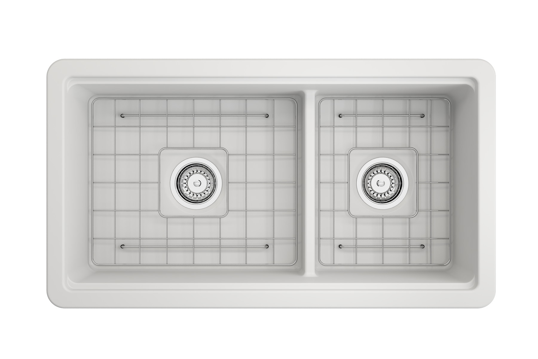 SOTTO STEP-RIM 34D Fireclay Workstation Sinks