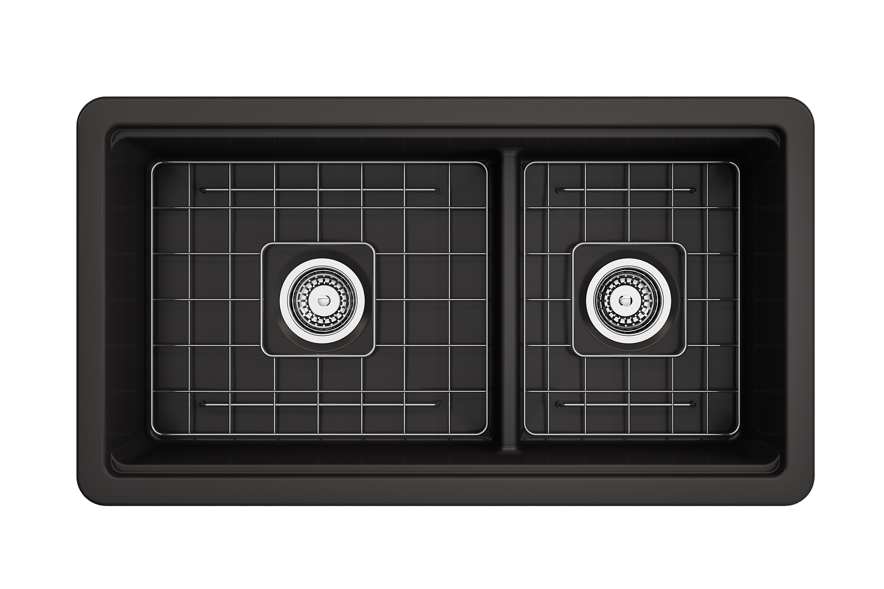 SOTTO STEP-RIM 34D Fireclay Workstation Sinks