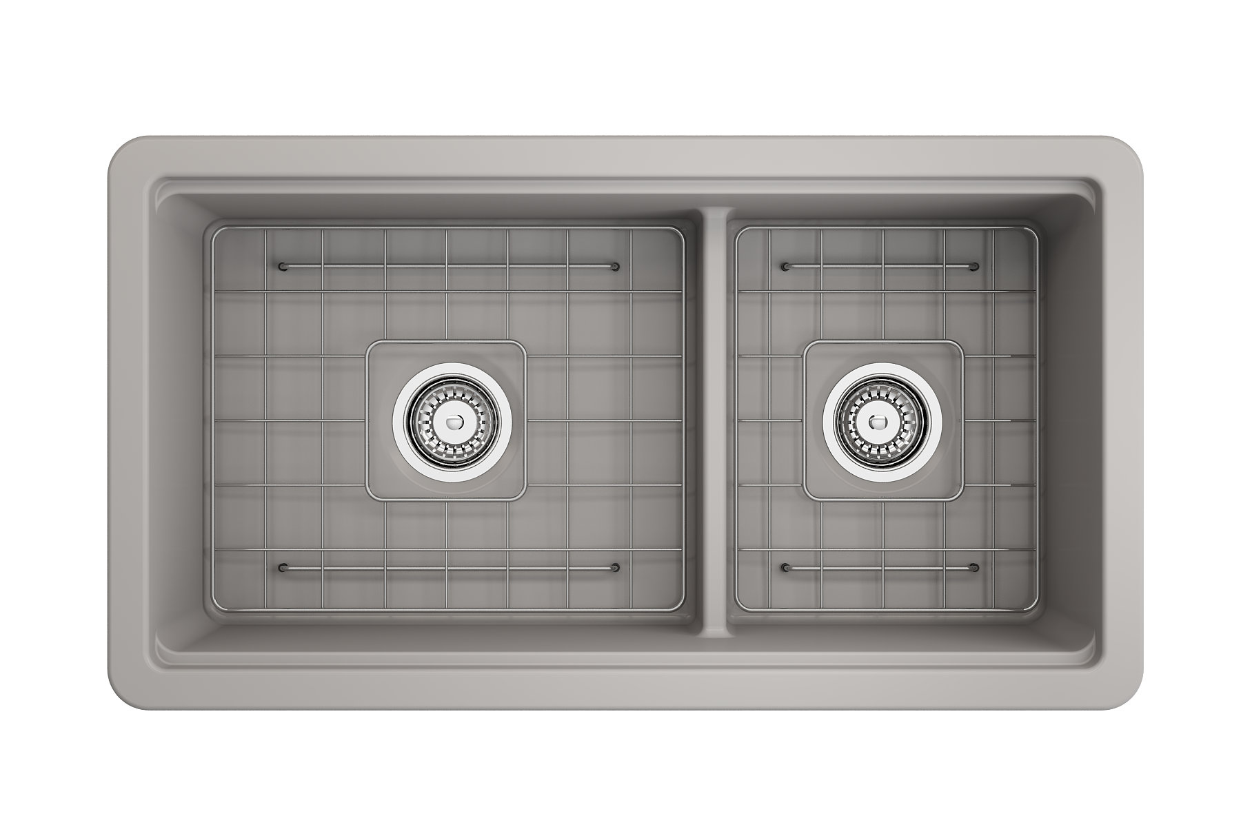 SOTTO STEP-RIM 34D Fireclay Workstation Sinks