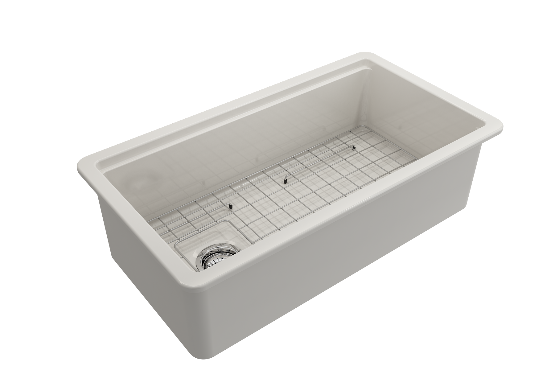 SOTTO STEP-RIM 34D Fireclay Workstation Sinks