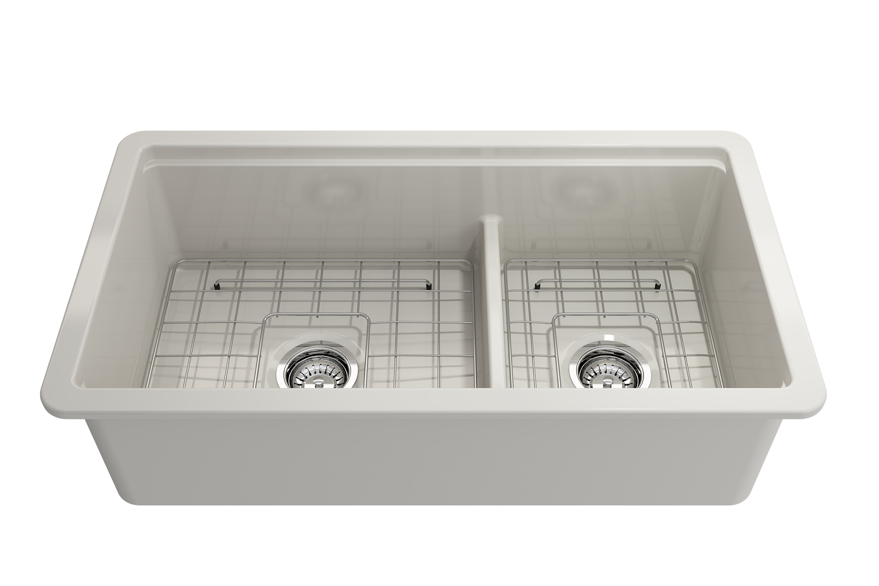 SOTTO STEP-RIM 34D Fireclay Workstation Sinks
