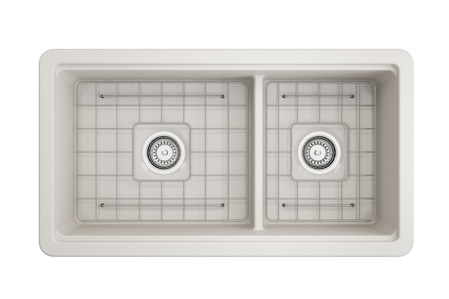 SOTTO STEP-RIM 34D Fireclay Workstation Sinks