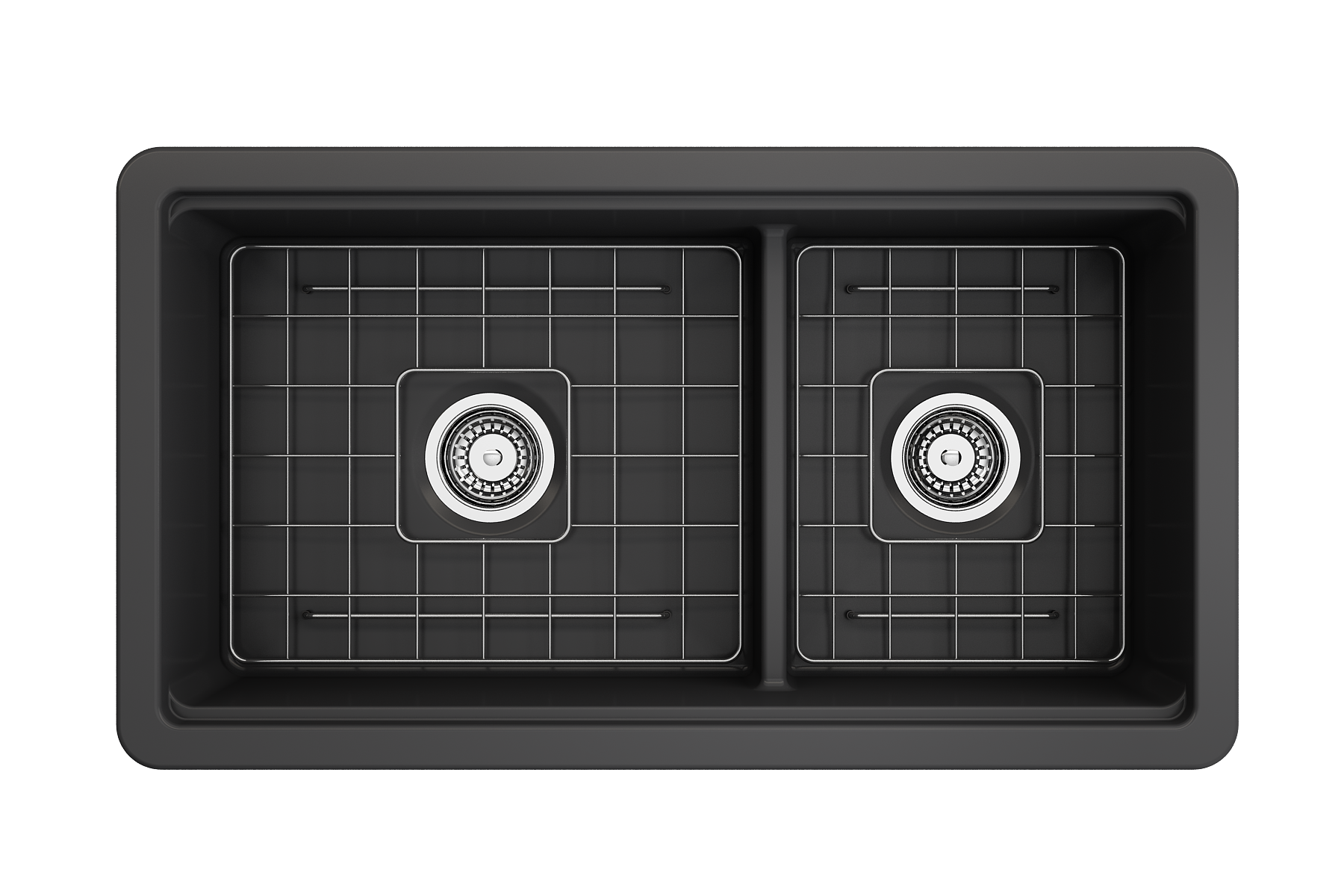 SOTTO STEP-RIM 34D Fireclay Workstation Sinks