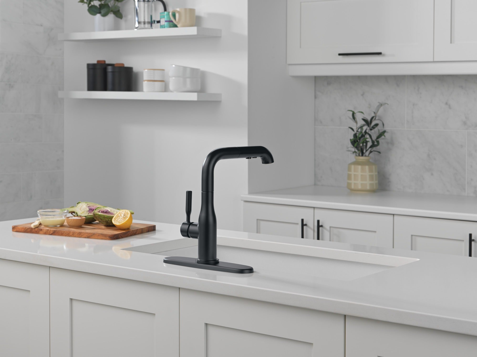 Delta Almari™ Single Handle Pull-Out Kitchen Faucet