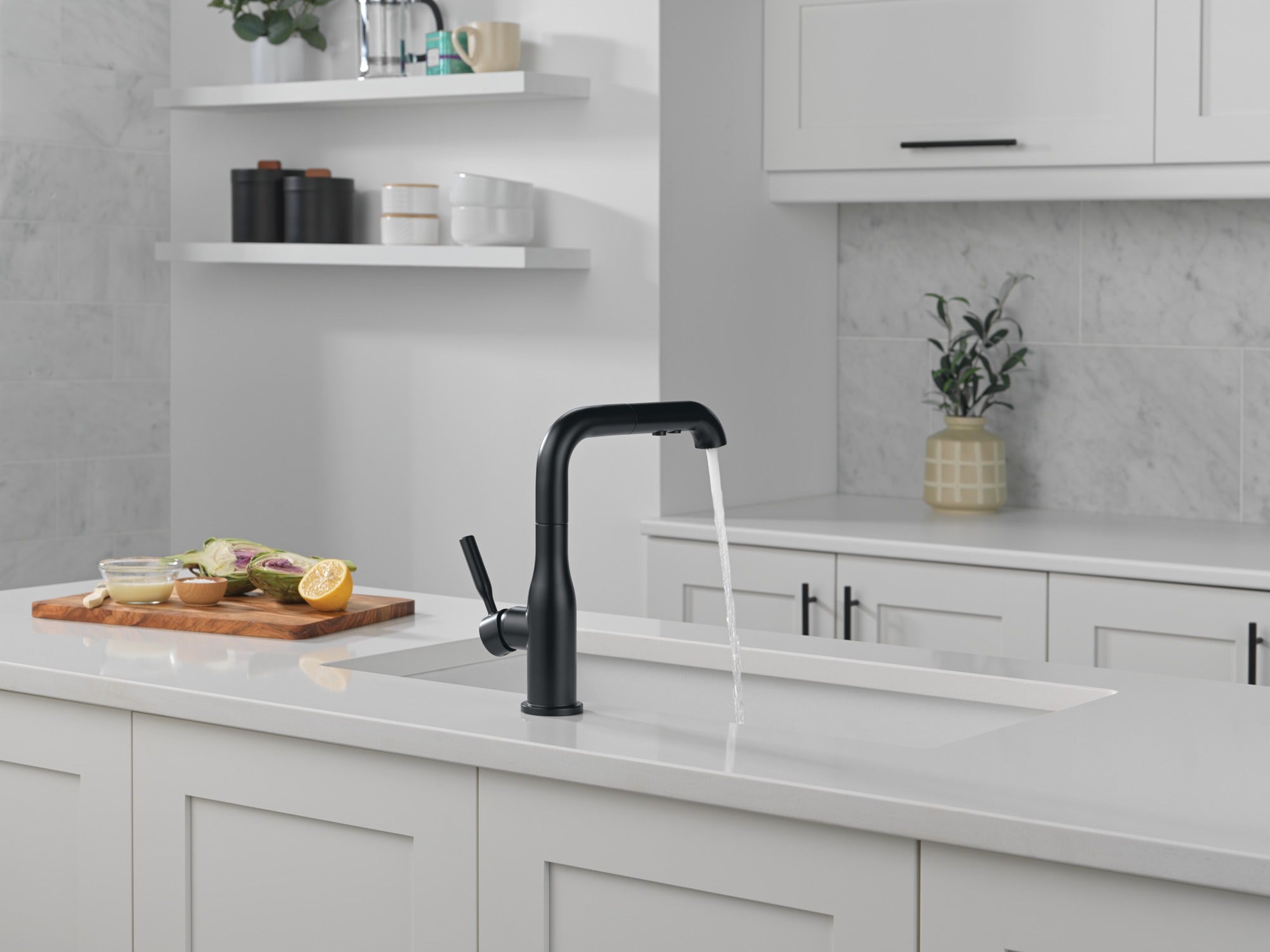 Delta Almari™ Single Handle Pull-Out Kitchen Faucet